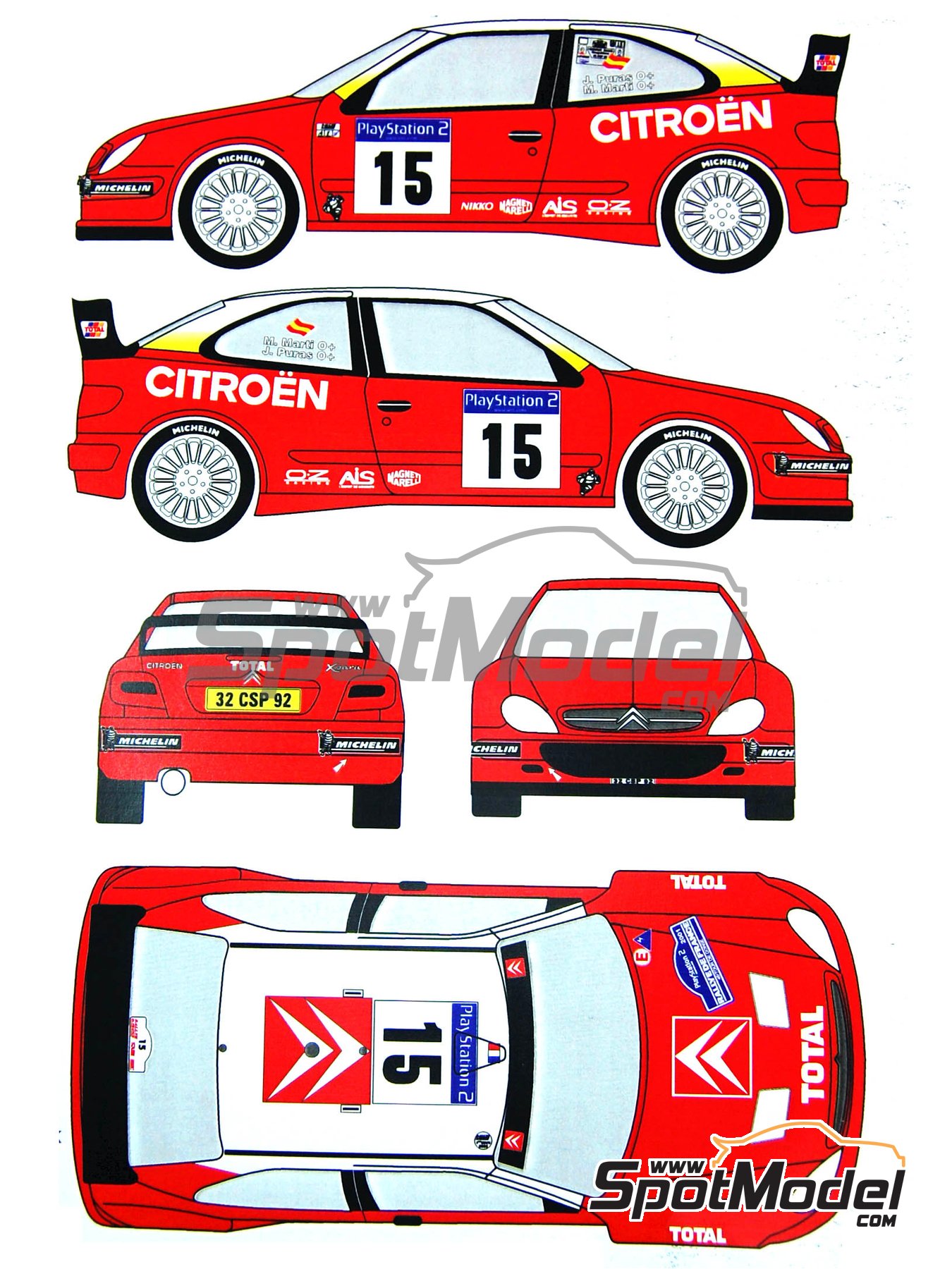 ixo CITROEN XSARA WRC#21 S.Loeb-D.Elena